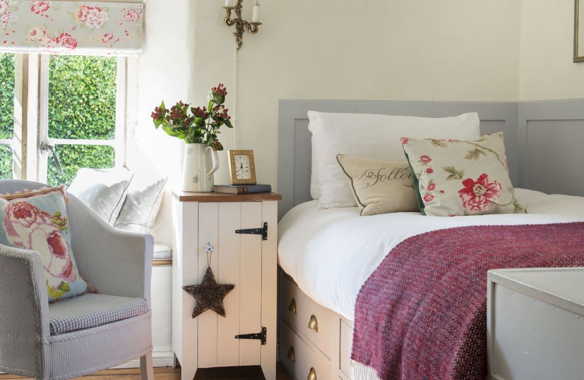 Bedroom two with a built-in cabin style single bed