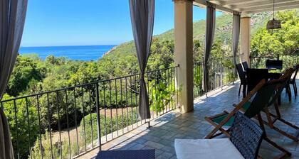 Villa Ă Peri - Deux 5 lits avec terrasse couverte MER