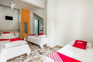 Free WiFi, bed sheets