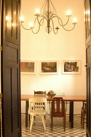 Dining - Colonial with artistic touch house (Mérida)