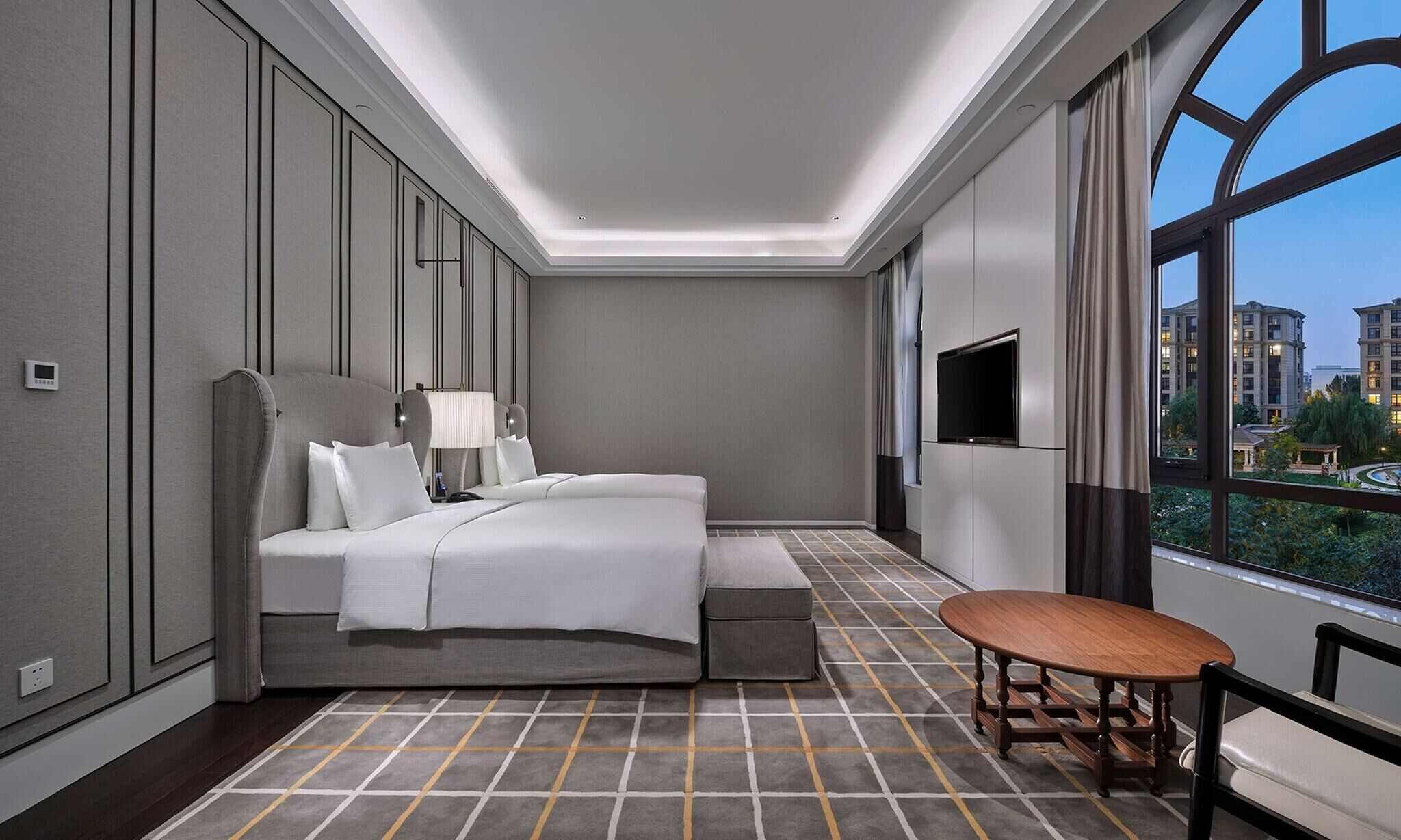 Down duvets, minibar, in-room safe, desk
