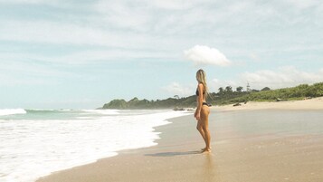 Beach nearby, beach towels