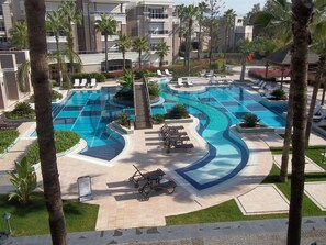 Indoor pool, a heated pool
