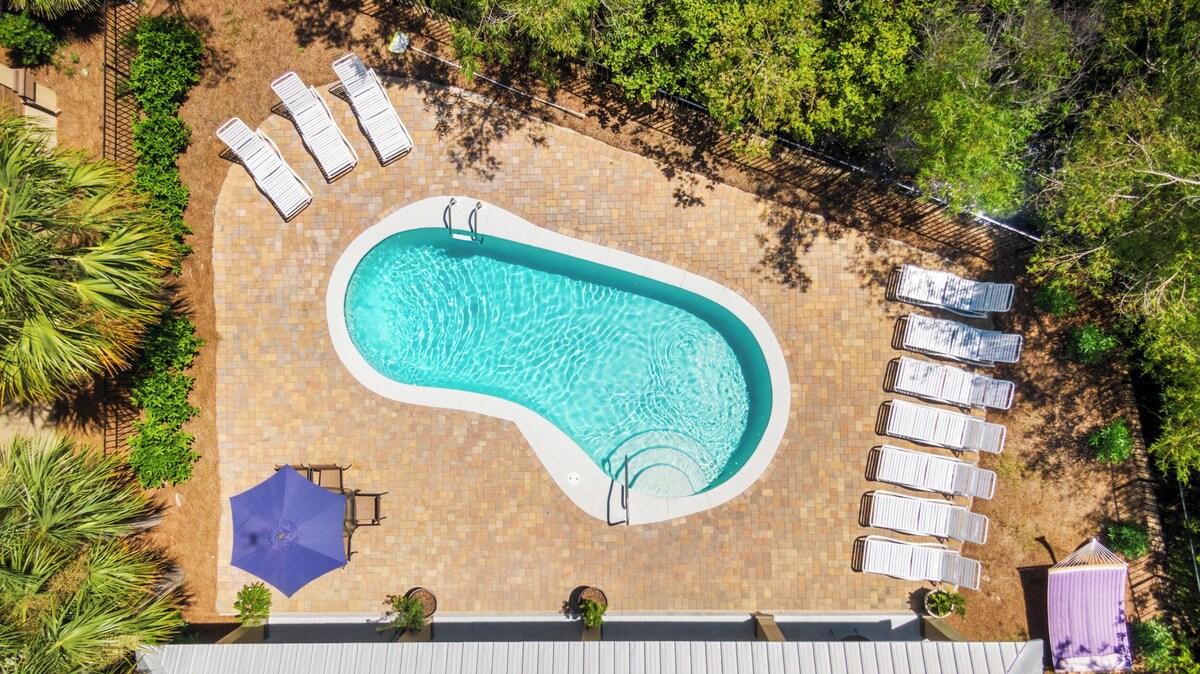 Photo 46 of Destin Sun: Secluded Home with Pool, Golf Cart, Walk to Beach