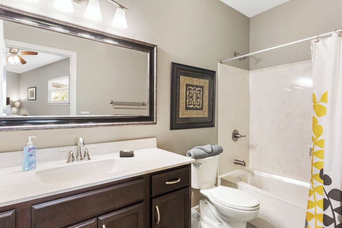 Photo 32 of Destin Sun: Secluded Home with Pool, Golf Cart, Walk to Beach