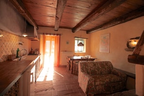 Interior - Casa Grande – Historic and Cozy Apartment with Valley View (Santa Fiora)