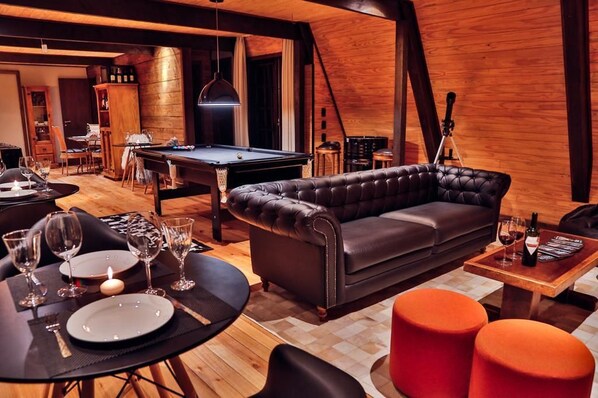 Sittområde i lobbyn