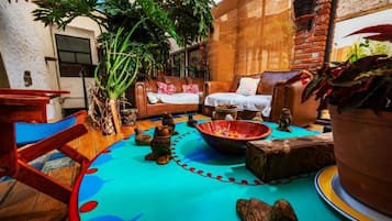 Sala de estar en el lobby