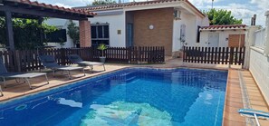 Pool - "Josef"@MARISOL: 490m to the beach, private pool, A/C, WiFi, dog beach. (Riumar)