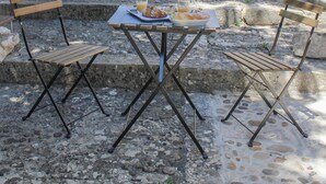 A stone staircase leading up to a higher level. - Belice Rooms (Salemi)