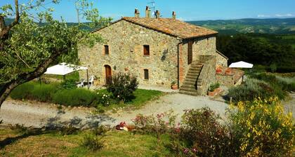 Double bedroom with private bathroom, private access, garden and swimming pool