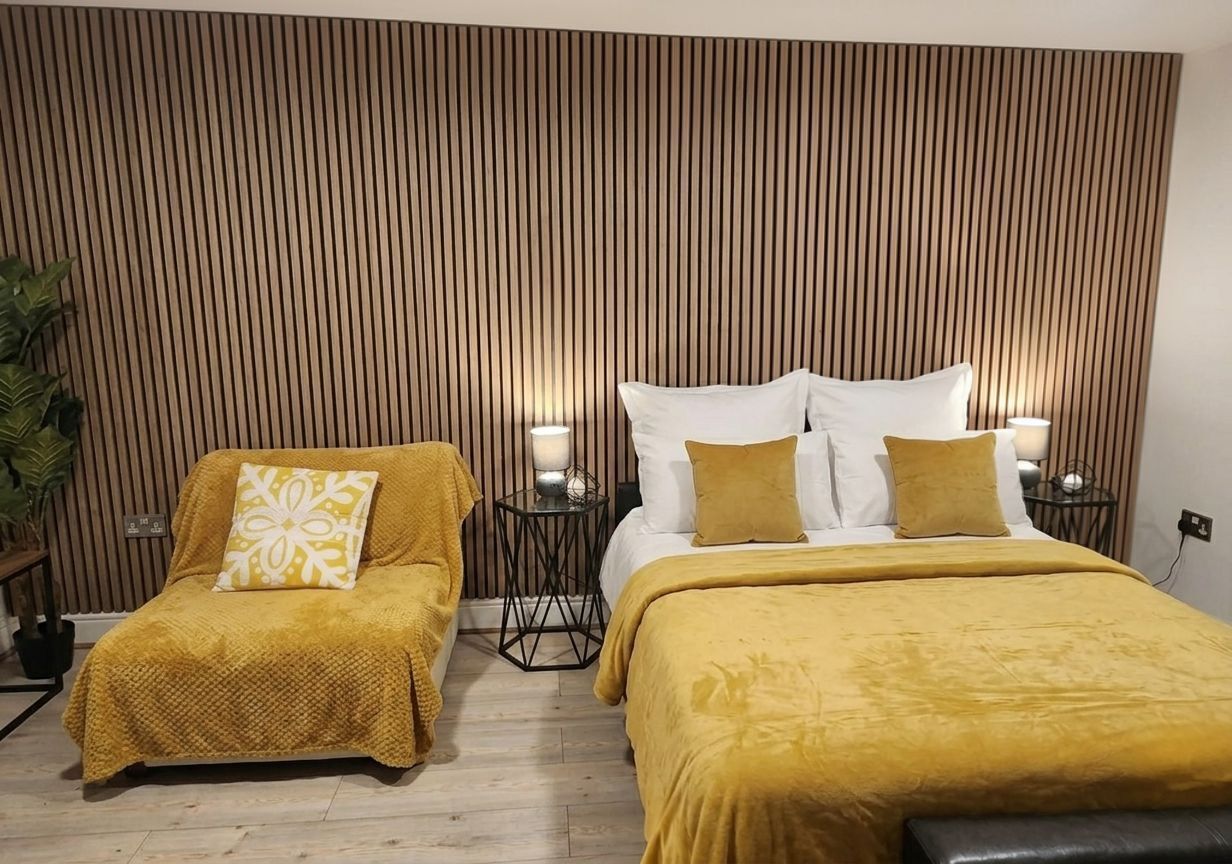 Premium bedding, individually decorated, individually furnished, desk