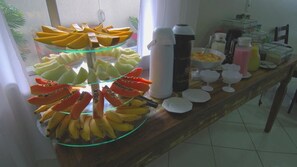 Frokostbuffé er inkludert hver dag