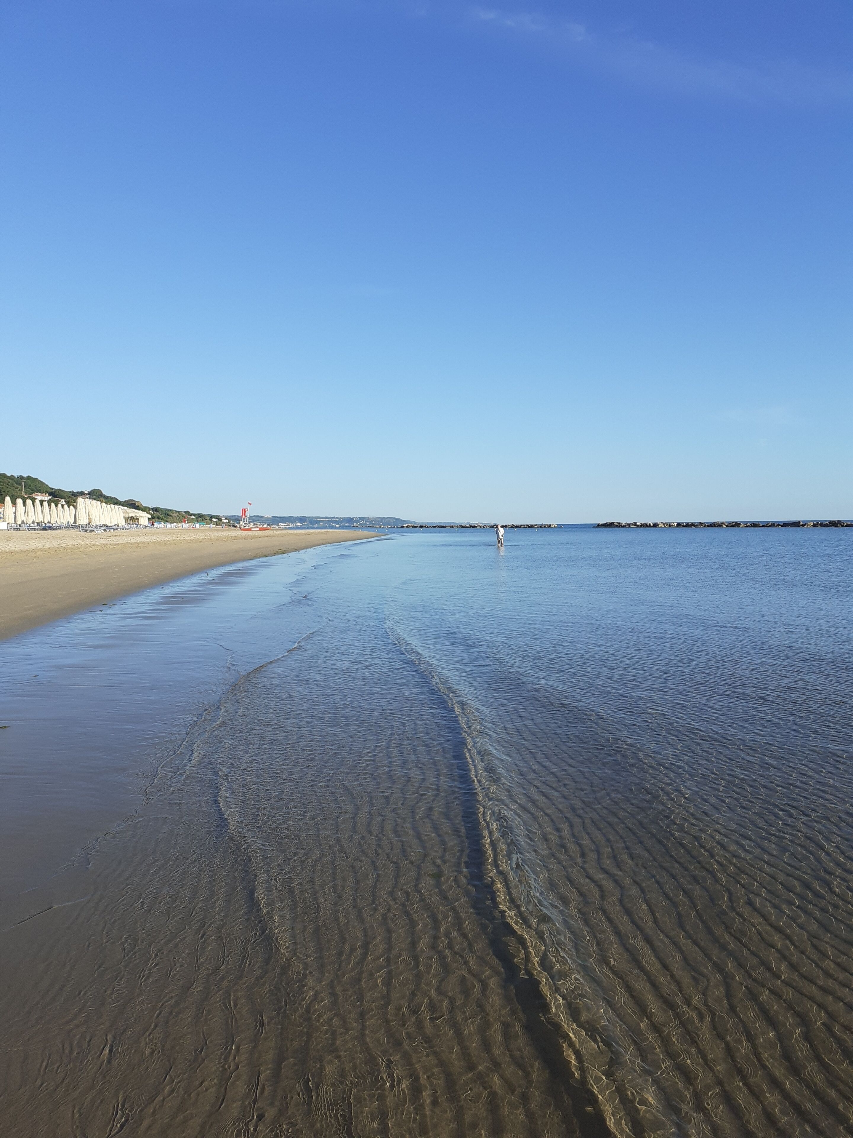 Liegestühle, Strandtücher