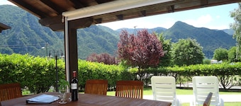 grande casa, giardino, 5 persone, 200 m dal lago / spiaggia