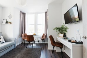 Superior Apartment, 1 Bedroom, Accessible, Ground Floor | Living area | 42-inch Smart TV with digital channels, TV