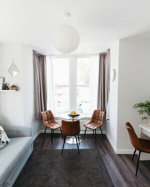 Superior Apartment, 1 Bedroom, Accessible, Ground Floor | Living area | 42-inch Smart TV with digital channels, TV - Design Suites Lytham (Lytham St. Anne's)