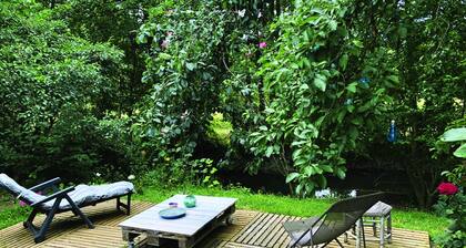 Large bedroom above an artist's studio
