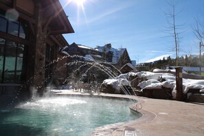 Indoor pool, outdoor pool
