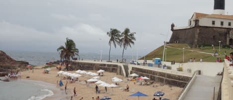 On the beach