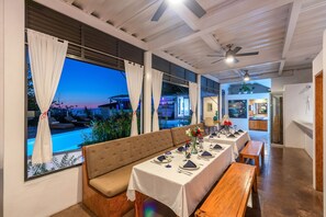 Design Villa, 6 Bedrooms, Private Pool, Ocean View | Dining room - Nemi Eco Villa (Puerto Vallarta)