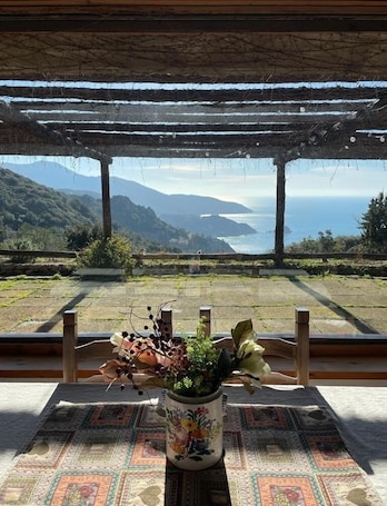 Terrace/patio. Il Riccio holiday home