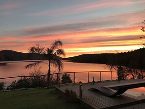 Terrace/patio - Beautiful lodges with private beach (Montauroux)