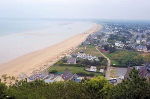 Vlak bij het strand