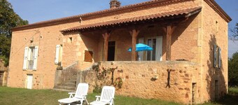Hermosa casa de campo de piedra del siglo XIX en 20 ha- Cerca de Bonaguil  