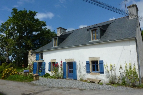 front of the house