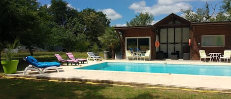 Una piscina climatizada