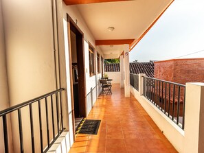 Einzelzimmer | Blick vom Balkon