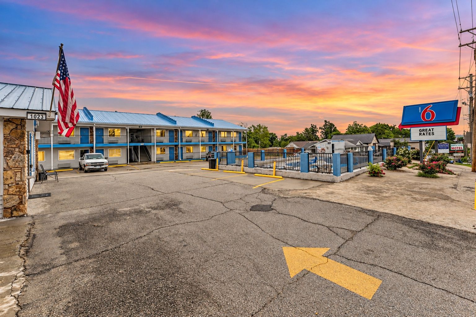 Front of property - evening/night