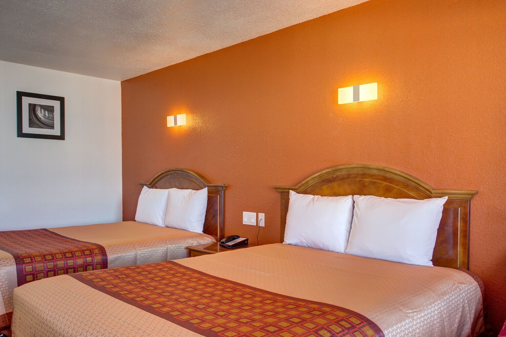 Memory foam beds, desk, iron/ironing board (on request), WiFi (free)