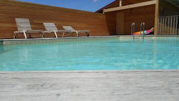 AuĂenpool, beheizter Pool