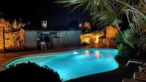Outdoor pool - VILLA with swimming pool 1 to 14 pers near sea, 3 apartments (Saint-Raphaël)