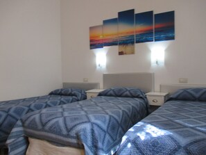 2 bedrooms, in-room safe, iron/ironing board, WiFi