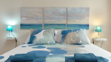 2 makuuhuonetta, silitysrauta/-lauta, ilmainen Wi-Fi, vuodevaatteet