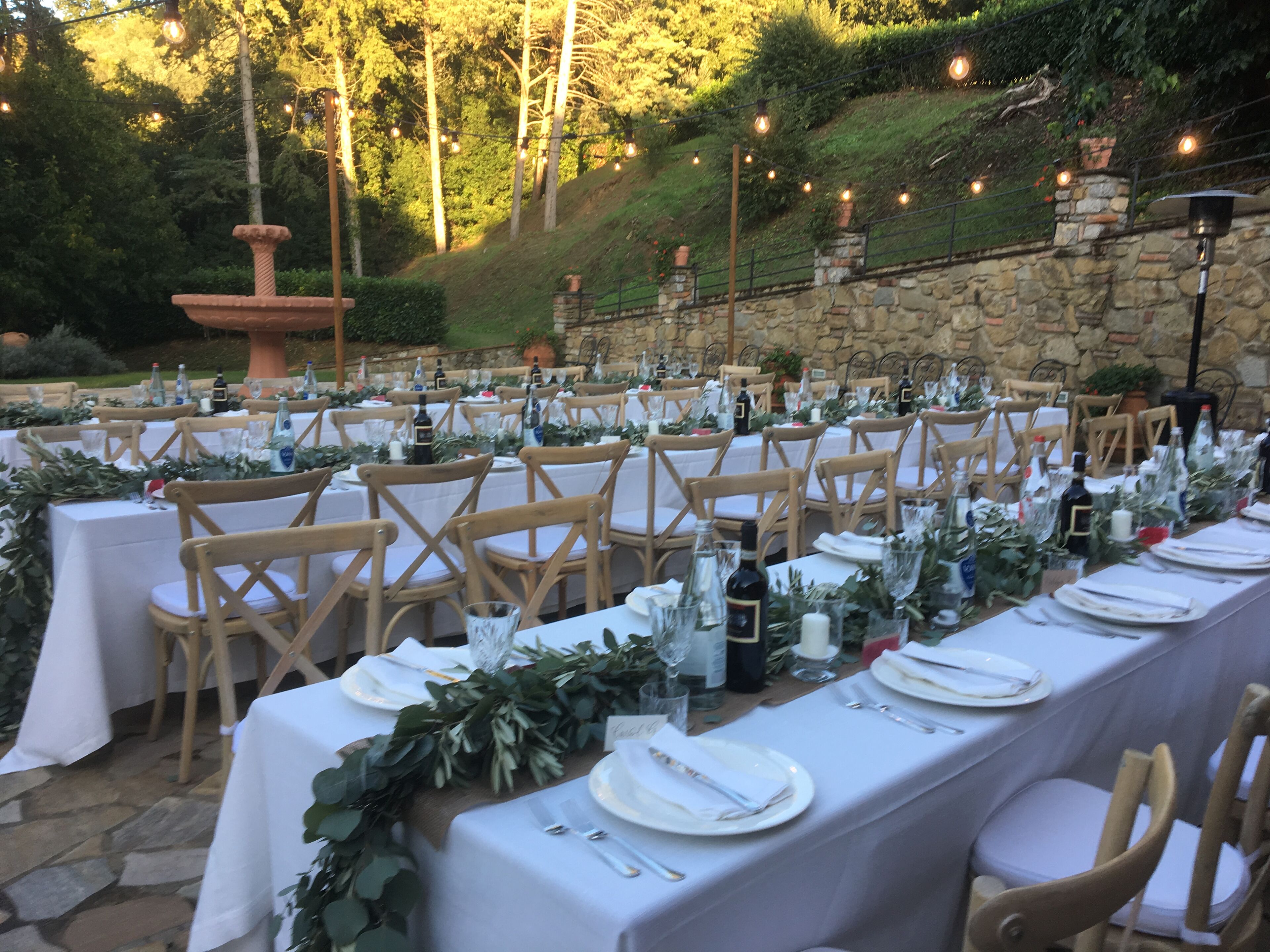 Área para banquetes al aire libre