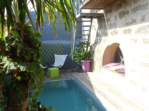 Piscine sur le toit, piscine chauffée