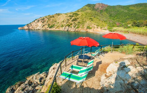 Villa mit Panorama-Terrasse auf dem Meer, Insel Elba