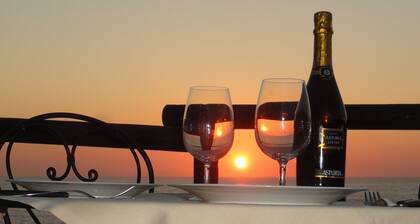 Villa with panoramic terrace directly on the sea, Elba Island