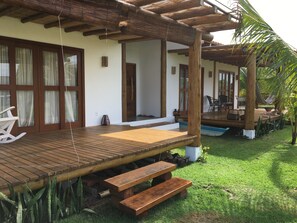 Outdoor dining - Casa Sertão Zen, come in and welcome (Barra Grande)