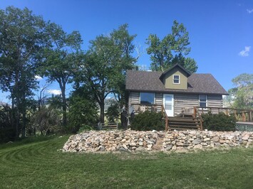 Big Hole River Cabin in the summer