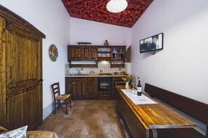 Private kitchen - Podere Palazzo Conti - Il Corbezzolo apartment (San Quirico d'Orcia)