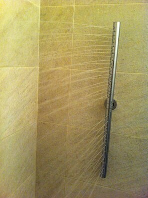 Shower, jetted bath, hair dryer - Chamonix center apartment, panoramic view of Mont Blanc, emotional shower (Chamonix-Mont-Blanc)