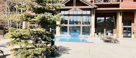 Indoor pool, outdoor pool