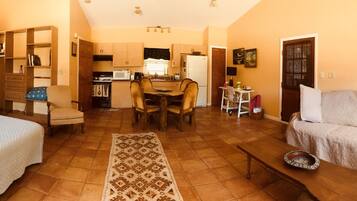 Desk, free WiFi, bed sheets, wheelchair access