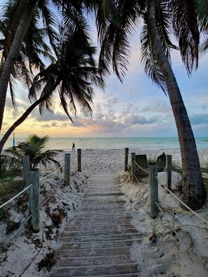 Una spiaggia nelle vicinanze