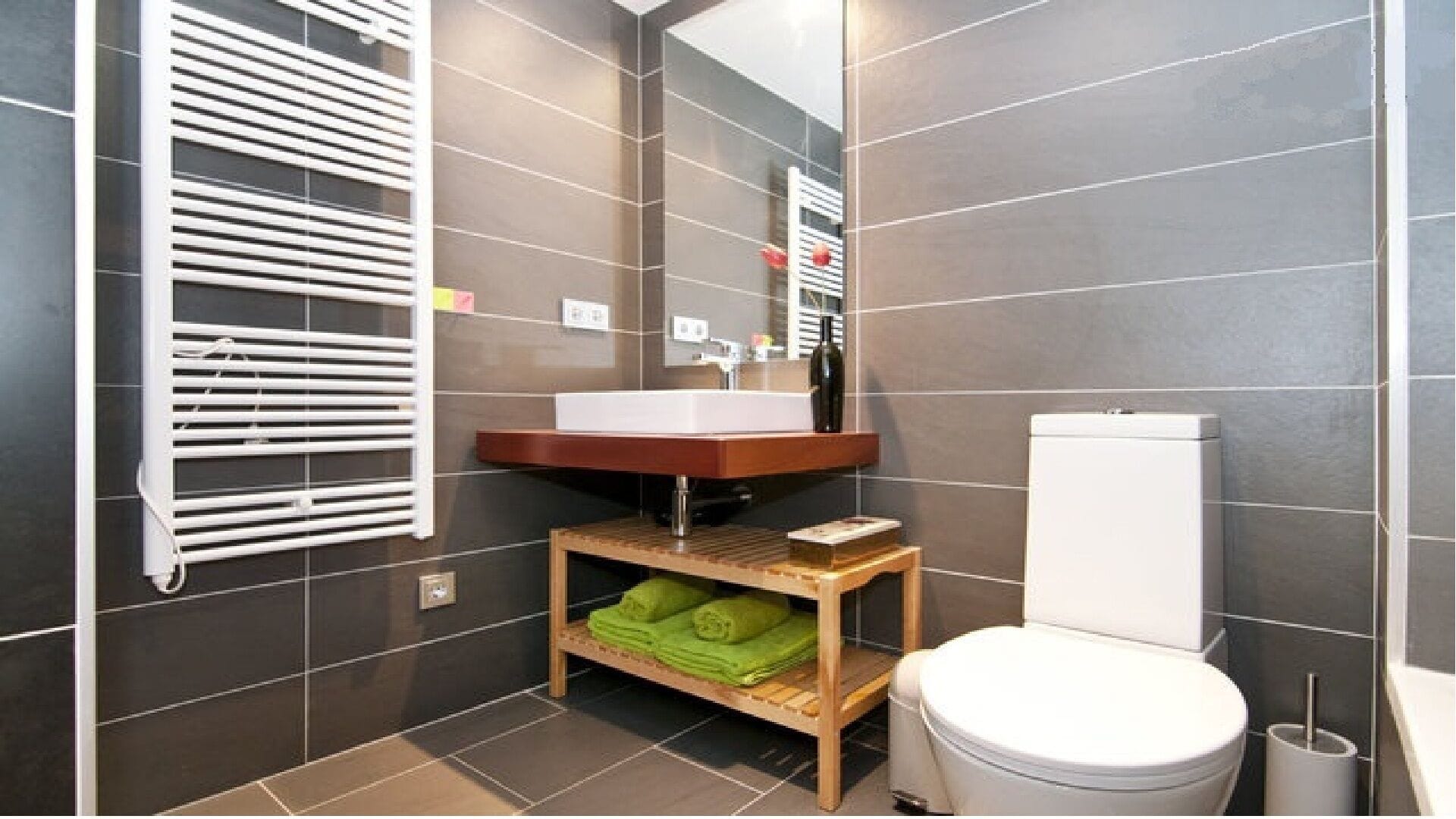 Hair dryer, towels